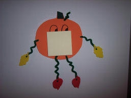 Pumpkin Noteholder - Halloween Craft